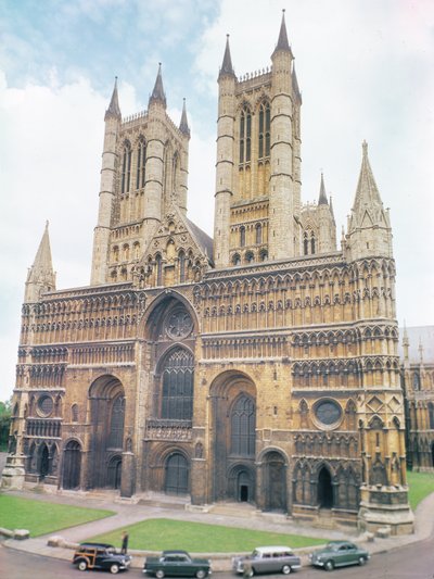 Veduta della Cattedrale di Lincoln da Unbekannt Unbekannt